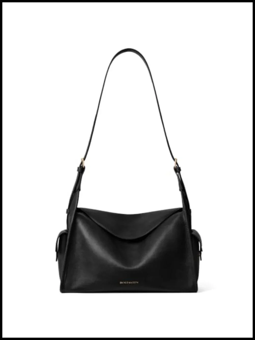 Slouchy Hobo Bag Vegan Leather Cargo Shoulder Purse Adjustable Strap
